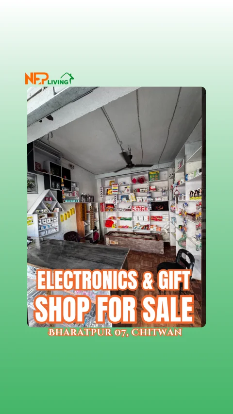 Electronics & Gift Shop for Sale | Bharatpur 07, Chitwan